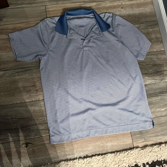 Cutter & Buck Other - Cutter and buck men drytec striped blue polo size M